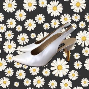 90’s Vintage Stuart Weitzman Sling Back Pumps